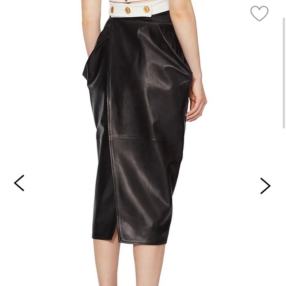 NWT Proenza Schouler Leather High Waist Tulip Skirt-excellent! Reg $2290 - Picture 2 of 11